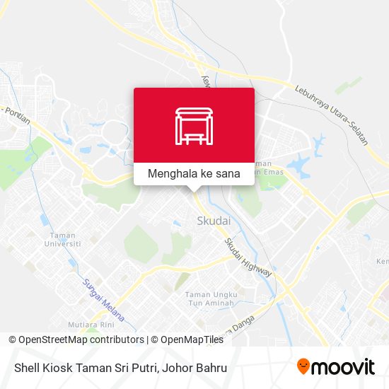 Peta Shell Kiosk Taman Sri Putri