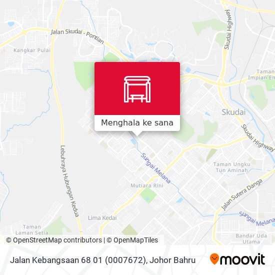 Peta Jalan Kebangsaan 68 01 (0007672)