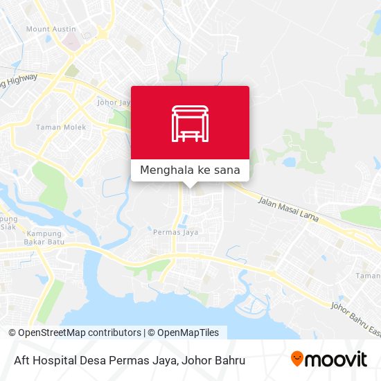 Peta Aft Hospital Desa Permas Jaya
