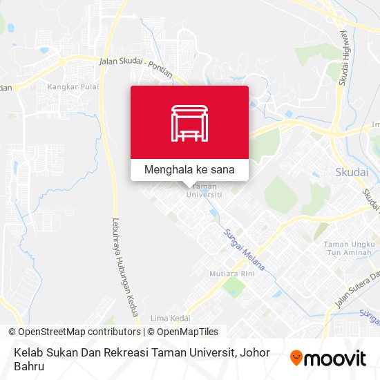 Peta Kelab Sukan Dan Rekreasi Taman Universit