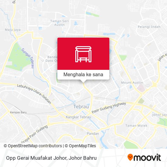 Peta Opp Gerai Muafakat Johor