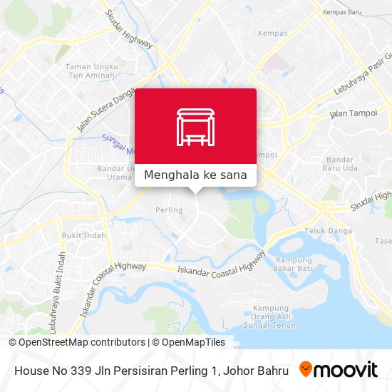 Peta House No 339 Jln Persisiran Perling 1
