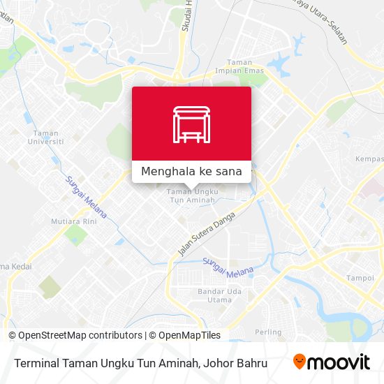 Peta Terminal Taman Ungku Tun Aminah