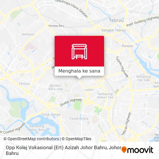 Peta Opp Kolej Vokasional (Ert) Azizah Johor Bahru
