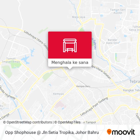 Peta Opp Shophouse @ Jln Setia Tropika