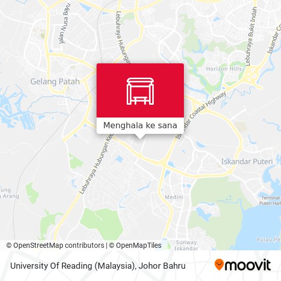 Peta University Of Reading (Malaysia)