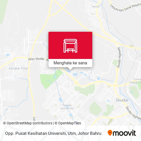 Peta Opp. Pusat Kesihatan Universiti, Utm