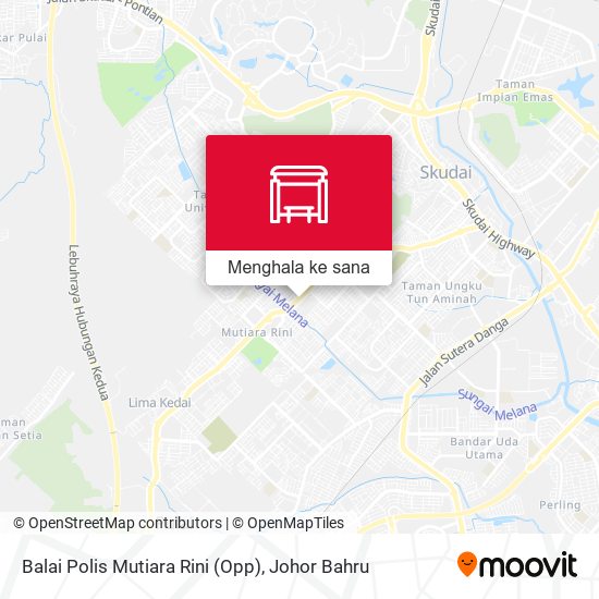 Peta Balai Polis Mutiara Rini (Opp)