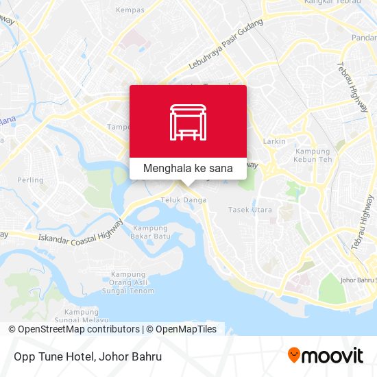 Peta Opp Tune Hotel