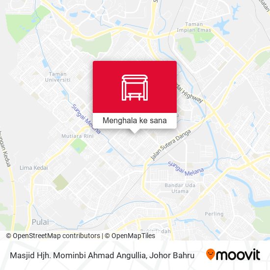 Peta Masjid Hjh. Mominbi Ahmad Angullia