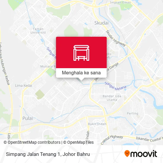 Peta Simpang Jalan Tenang 1