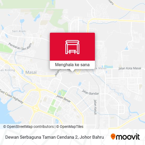 Peta Dewan Serbaguna Taman Cendana 2