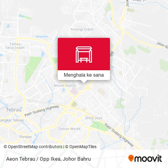 Peta Aeon Tebrau / Opp Ikea