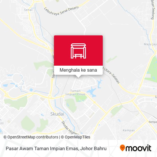 Peta Pasar Awam Taman Impian Emas