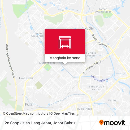 Peta 2n Shop Jalan Hang Jebat