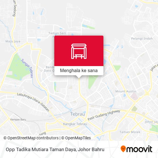 Peta Opp Tadika Mutiara Taman Daya