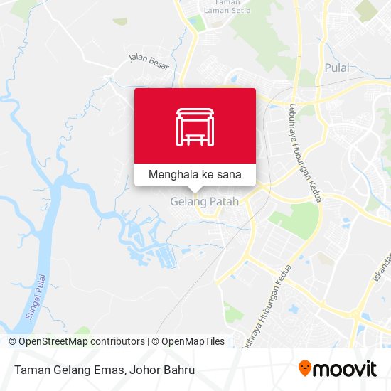 Peta Taman Gelang Emas