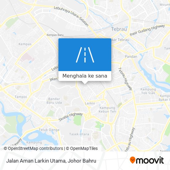 Peta Jalan Aman Larkin Utama