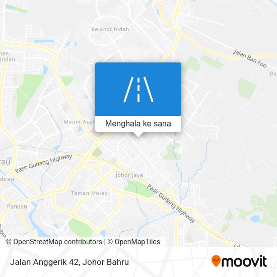 Peta Jalan Anggerik 42