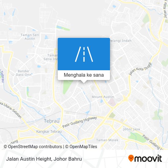 Peta Jalan Austin Height