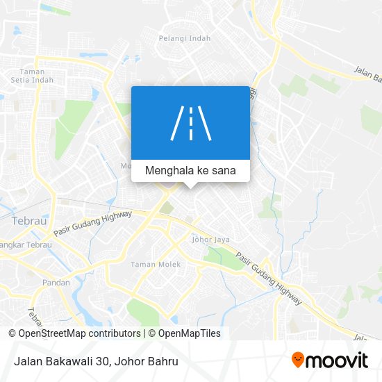 Peta Jalan Bakawali 30
