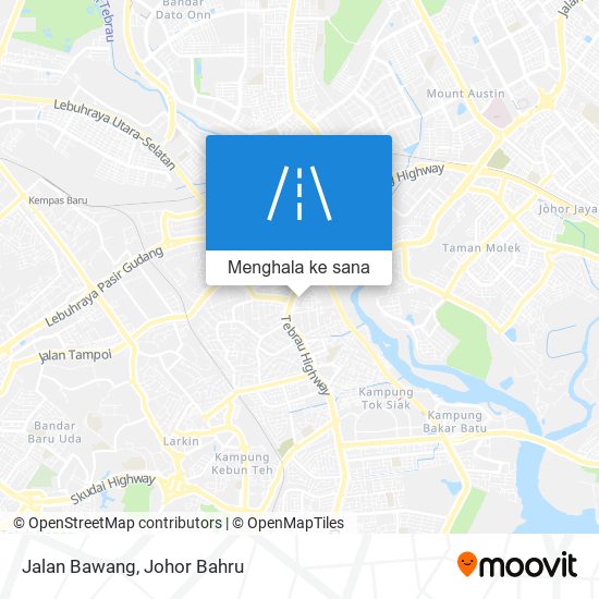 Peta Jalan Bawang