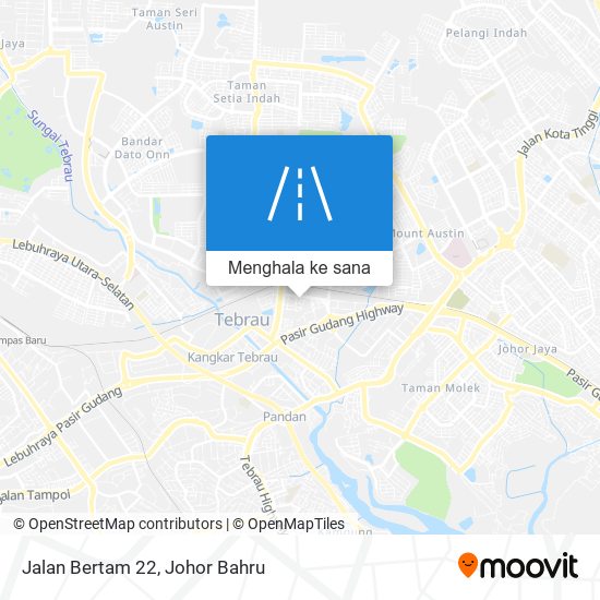 Peta Jalan Bertam 22