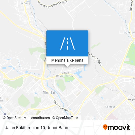 Peta Jalan Bukit Impian 10