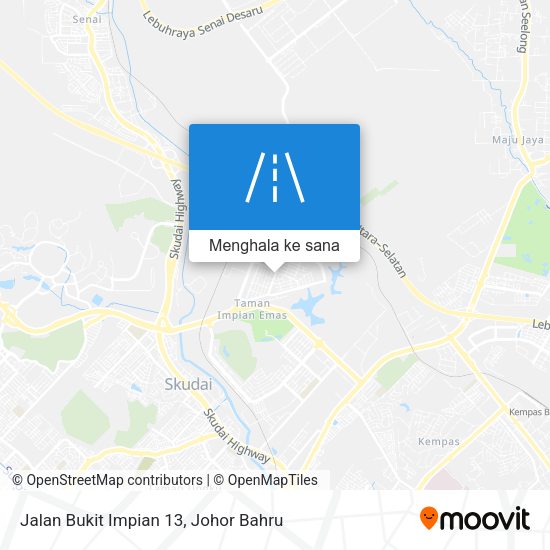 Peta Jalan Bukit Impian 13