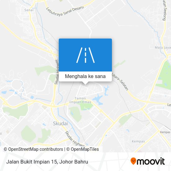 Peta Jalan Bukit Impian 15
