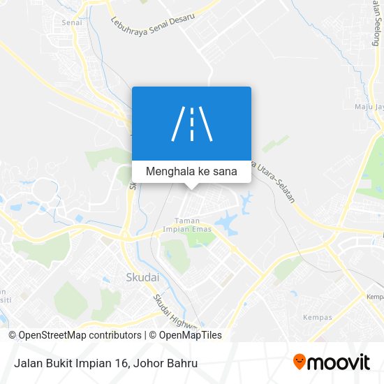 Peta Jalan Bukit Impian 16