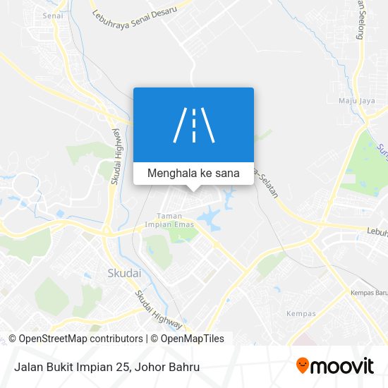 Peta Jalan Bukit Impian 25