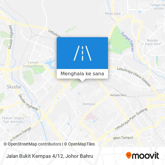 Peta Jalan Bukit Kempas 4/12