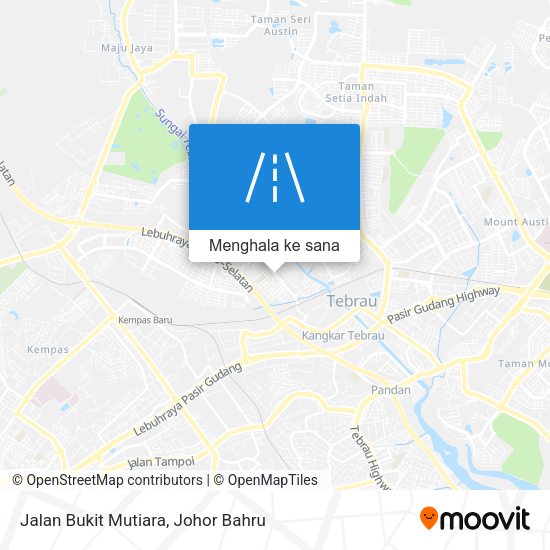 Peta Jalan Bukit Mutiara