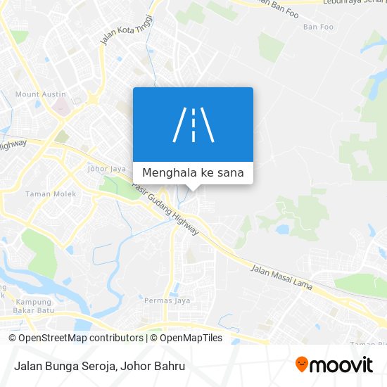 Peta Jalan Bunga Seroja