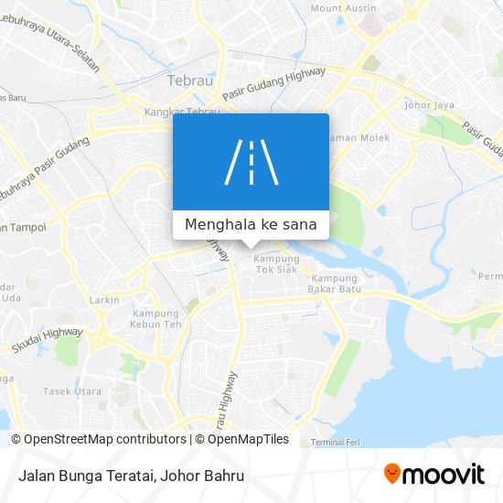 Peta Jalan Bunga Teratai