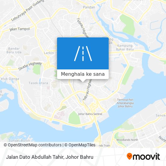 Peta Jalan Dato Abdullah Tahir