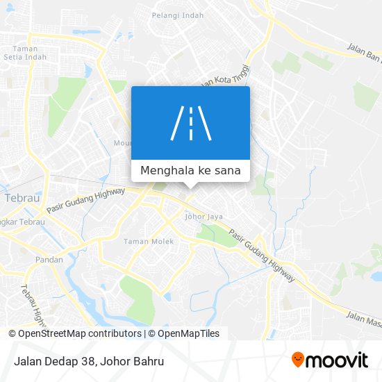 Peta Jalan Dedap 38