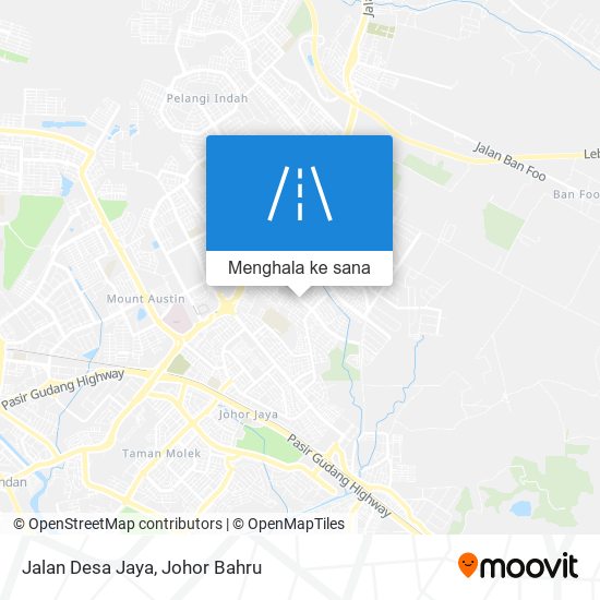 Peta Jalan Desa Jaya