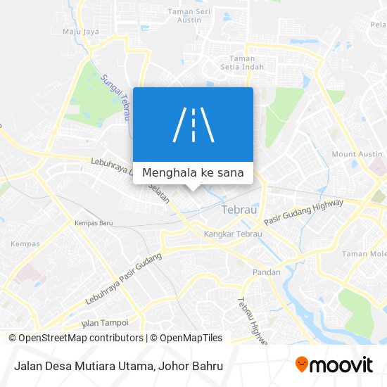 Peta Jalan Desa Mutiara Utama