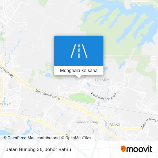 Peta Jalan Gunung 36