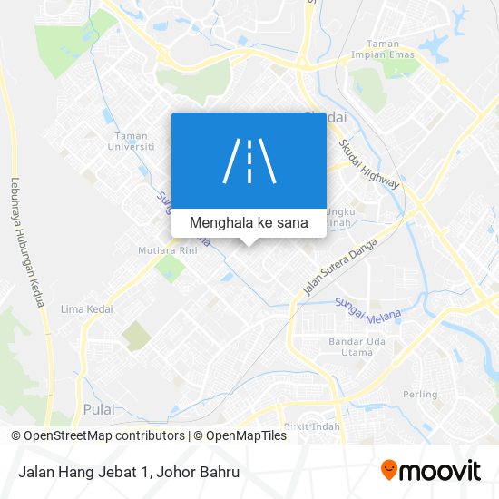 Peta Jalan Hang Jebat 1