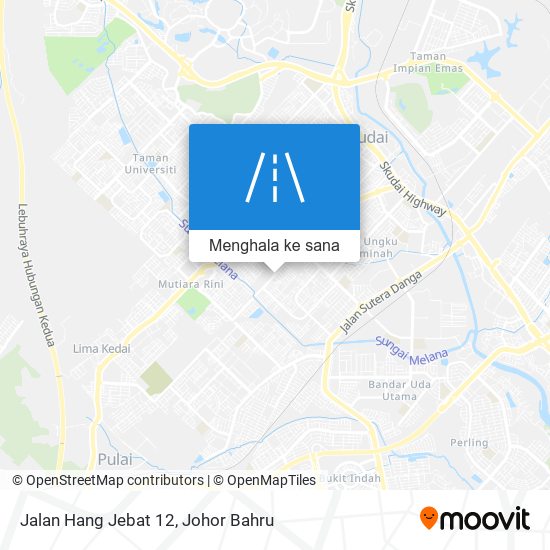 Peta Jalan Hang Jebat 12