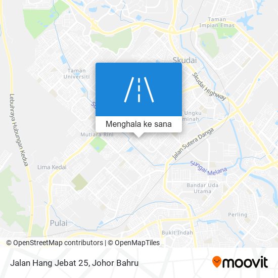 Peta Jalan Hang Jebat 25