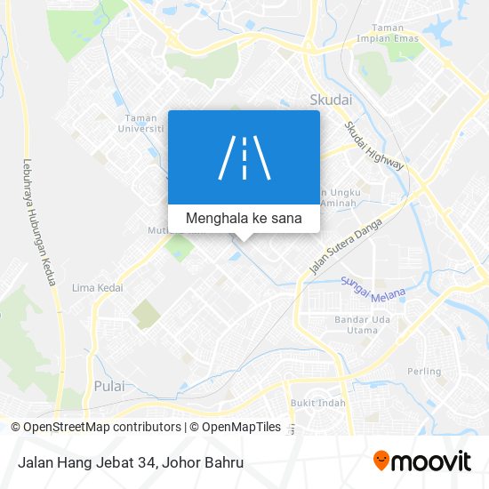 Peta Jalan Hang Jebat 34