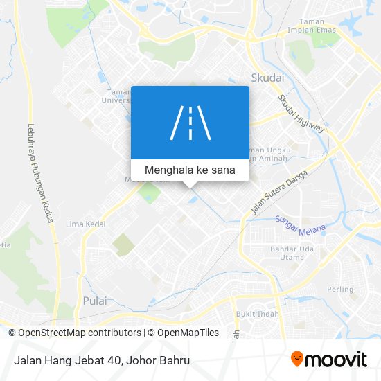 Peta Jalan Hang Jebat 40
