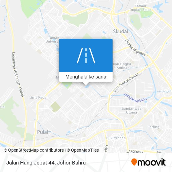 Peta Jalan Hang Jebat 44