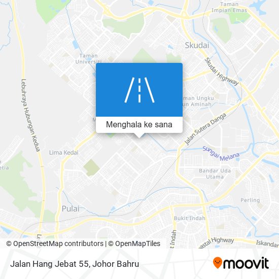 Peta Jalan Hang Jebat 55
