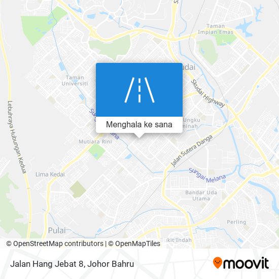 Peta Jalan Hang Jebat 8