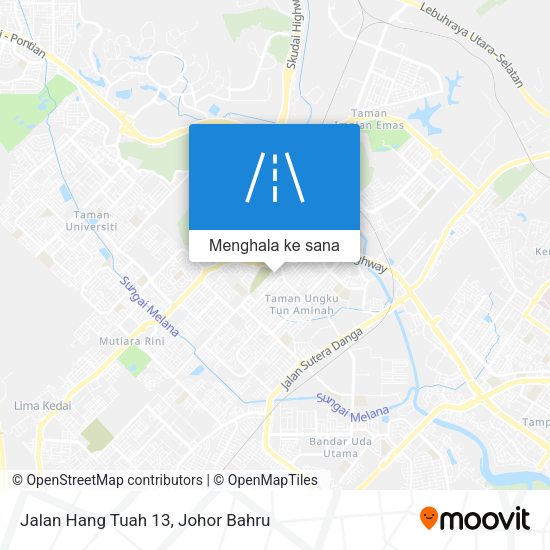 Peta Jalan Hang Tuah 13